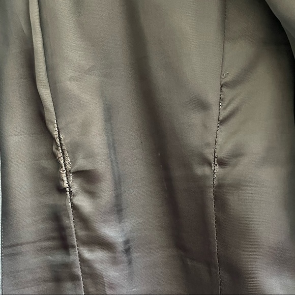 Vintage Danier Brown Leather Blazer Trench Jacket Buttery Soft - Picture 14 of 14